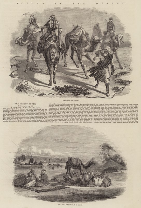 Escenas en el desierto de John Wykeham Archer