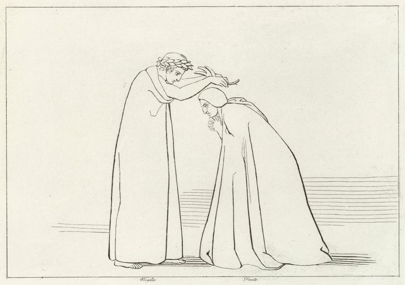 Humillación, Purgatorio, Canto 1 (grabado) de John (after) Flaxman