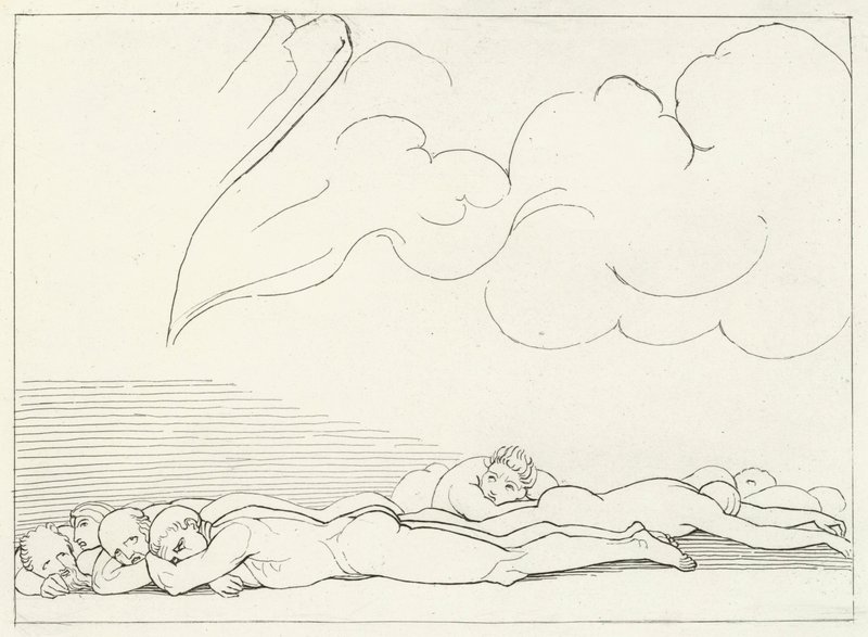 El Terremoto, Purgatorio, Canto 20 de John (after) Flaxman