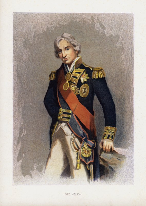 Almirante Lord Nelson, comandante naval británico de John (after) Hoppner