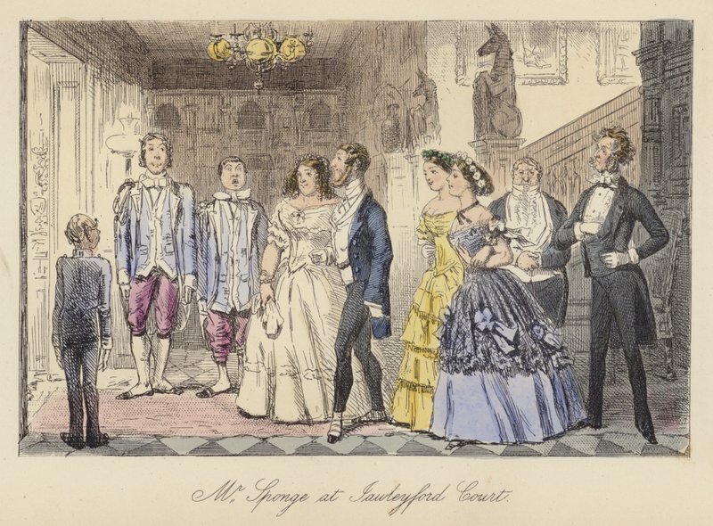Ilustración de John Leech para Mr Sponge