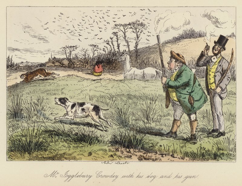 Ilustración de John Leech para Mr Sponge