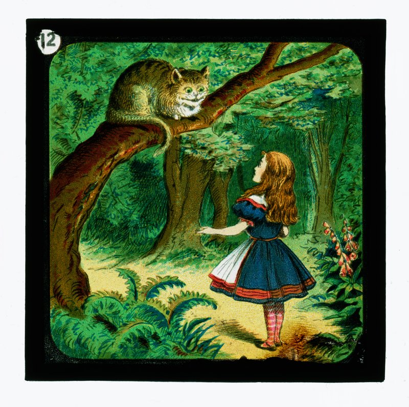 Alicia en el País de las Maravillas, diapositivas coloreadas de John (after) Tenniel