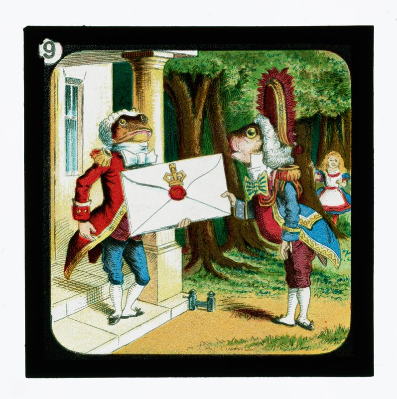 Alicia en el País de las Maravillas, diapositivas coloreadas de John (after) Tenniel