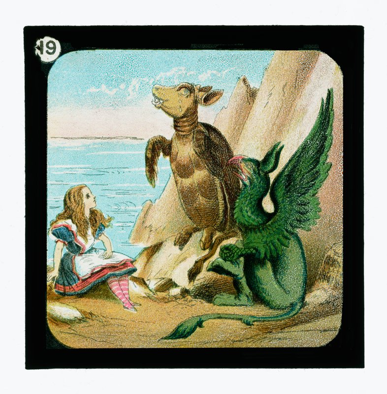 Alicia en el País de las Maravillas, diapositivas coloreadas de John (after) Tenniel