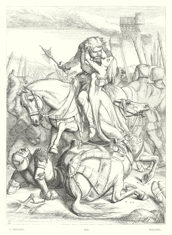 Childe Harold de Lord Byron, Canto III, Estrofa 49 (grabado) de John (after) Tenniel