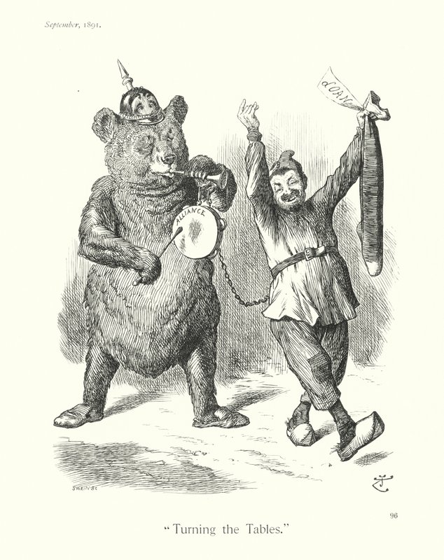 Viñeta de Sir John Tenniel: "Turning the Tables" (grabado) de John (after) Tenniel