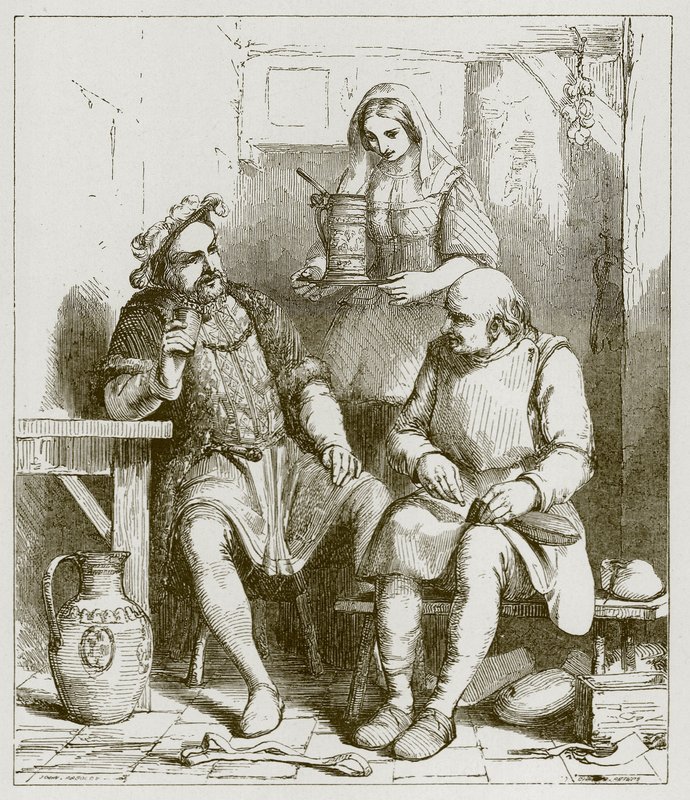Rey Hal y el Zapatero de John Absolon