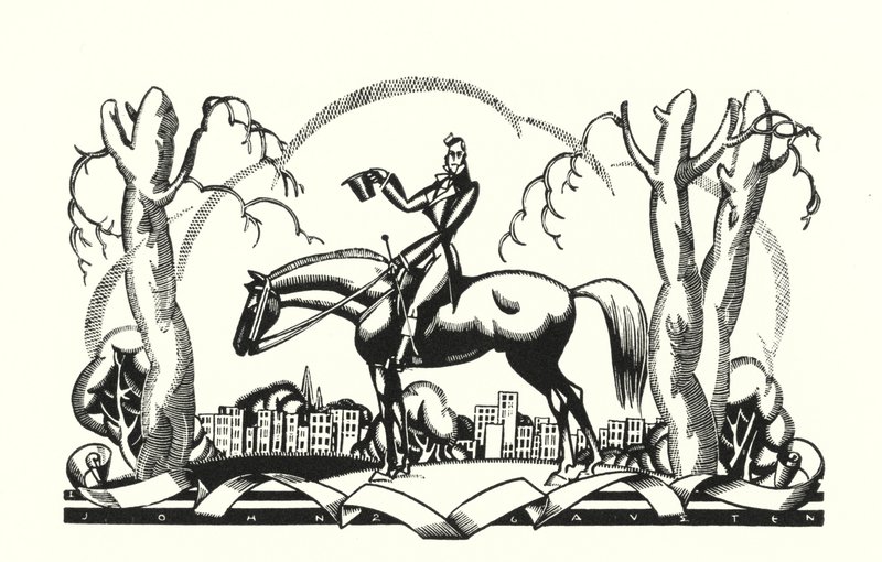Ilustración para Don Juan de Lord Byron (litografía) de John Austen