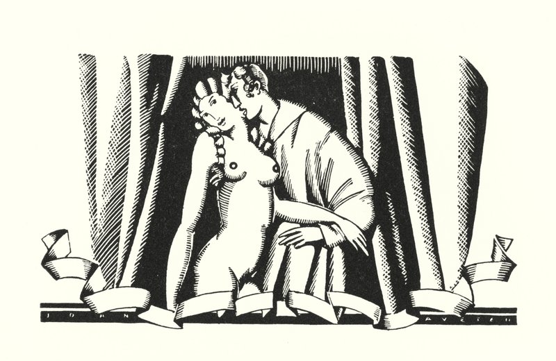 Ilustración para Don Juan de Lord Byron (litografía) de John Austen
