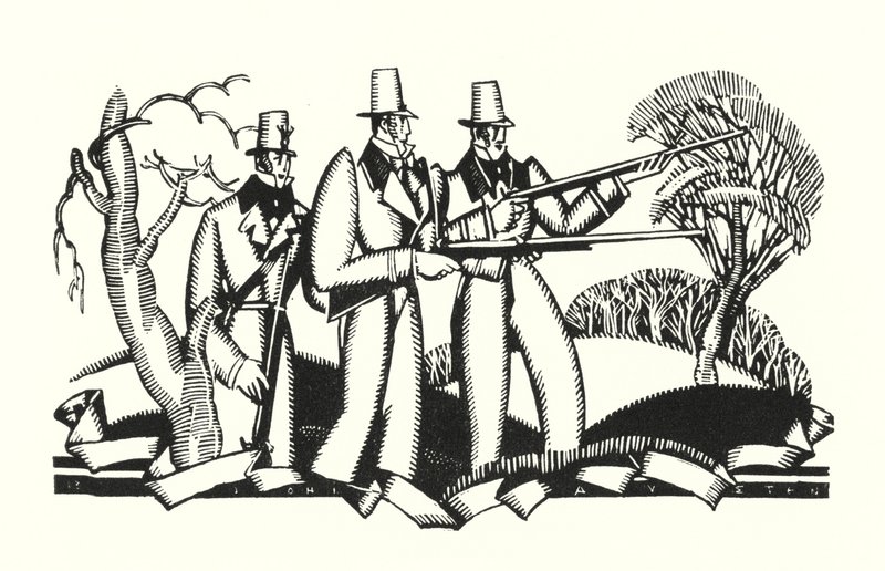 Ilustración para Don Juan de Lord Byron (litografía) de John Austen