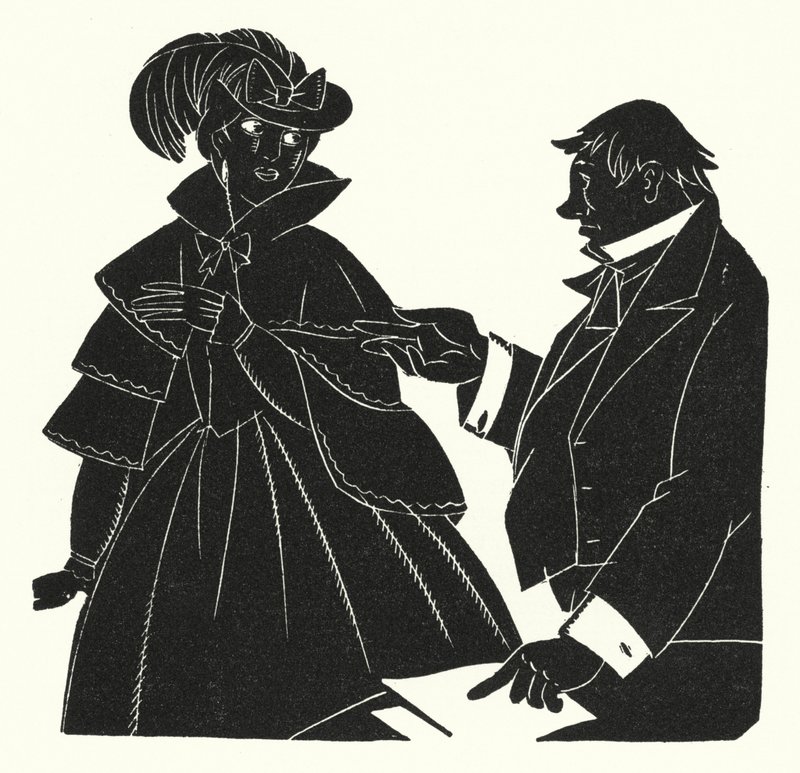 Ilustración para Madame Bovary de Gustave Flaubert (litografía) de John Austen
