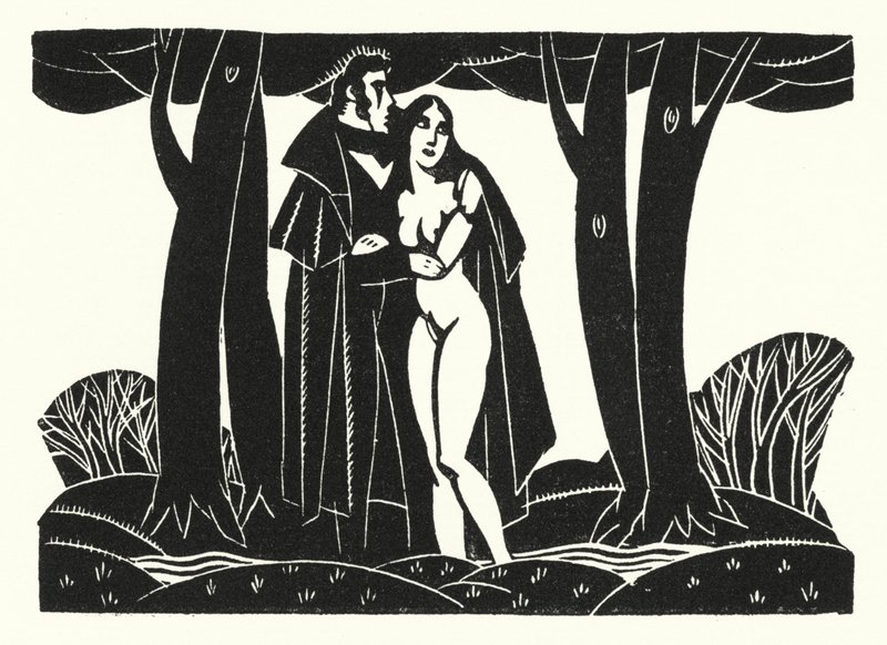 Ilustración para Madame Bovary de Gustave Flaubert (litografía) de John Austen