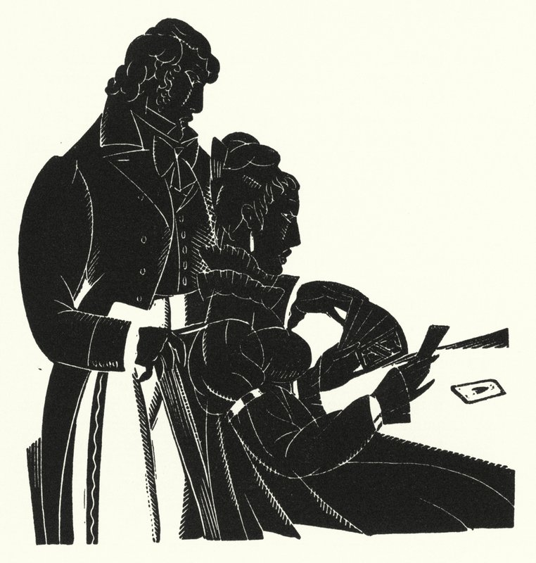 Ilustración para Madame Bovary de Gustave Flaubert (litografía) de John Austen
