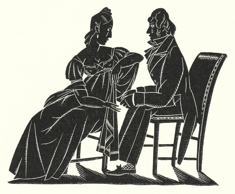 Ilustración para Madame Bovary de Gustave Flaubert (litografía) de John Austen