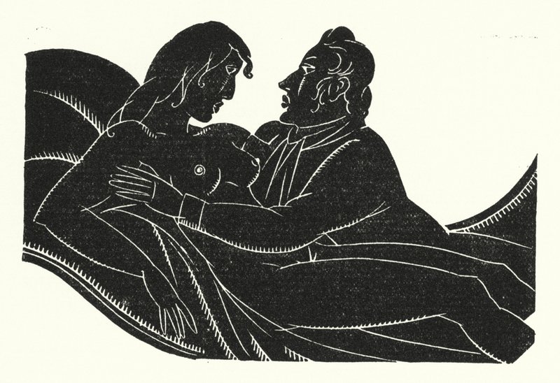 Ilustración para Madame Bovary de Gustave Flaubert (litografía) de John Austen