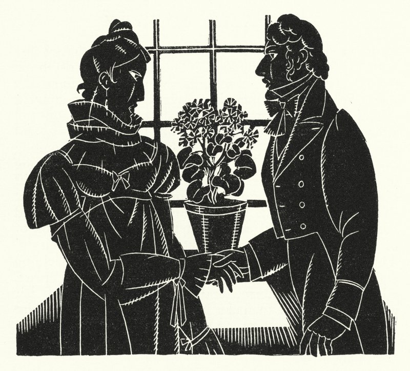 Ilustración para Madame Bovary de Gustave Flaubert (litografía) de John Austen
