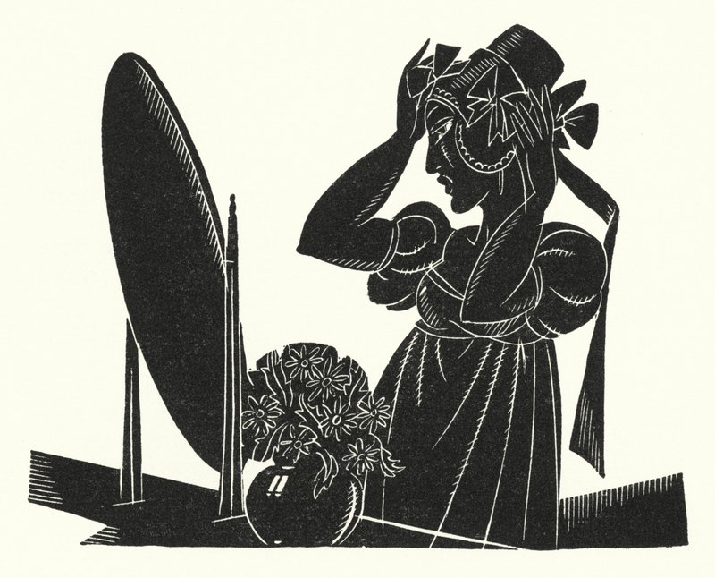 Ilustración para Madame Bovary de Gustave Flaubert (litografía) de John Austen