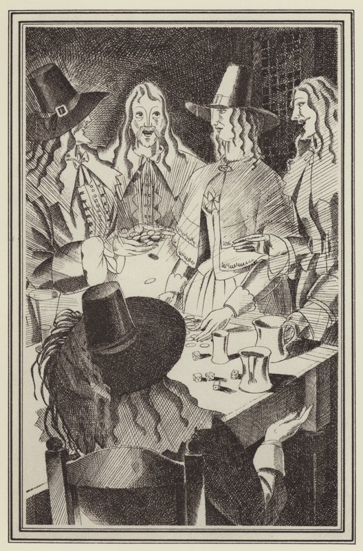 Ilustración para Moll Flanders de Daniel Defoe (litografía) de John Austen