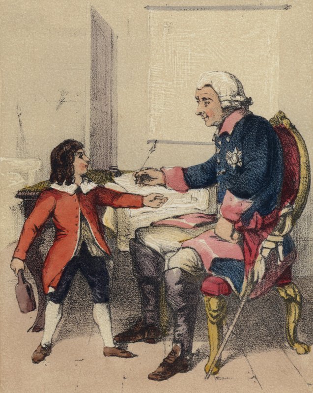 Federico el Grande y su sobrino de John Callcott Horsley