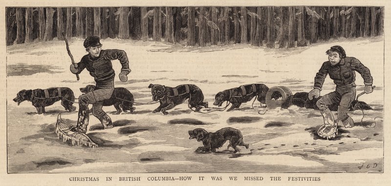 Navidad en Columbia Británica, cómo fue que nos perdimos las Festividades de John Charles Dollman