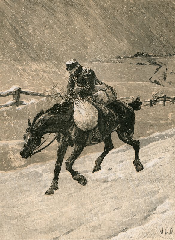 El Cartero de Navidad de John Charles Dollman
