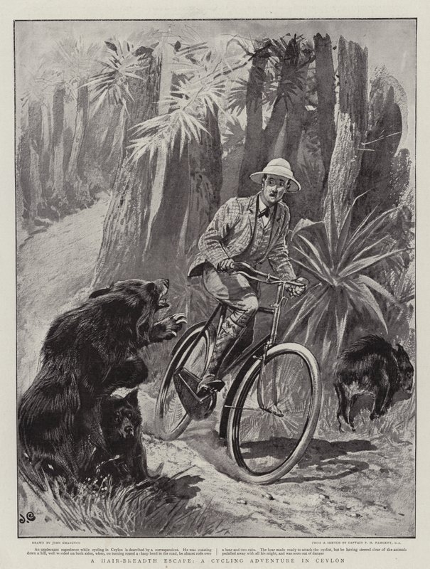 Una escapada por un pelo, una aventura en bicicleta en Ceilán de John Charlton