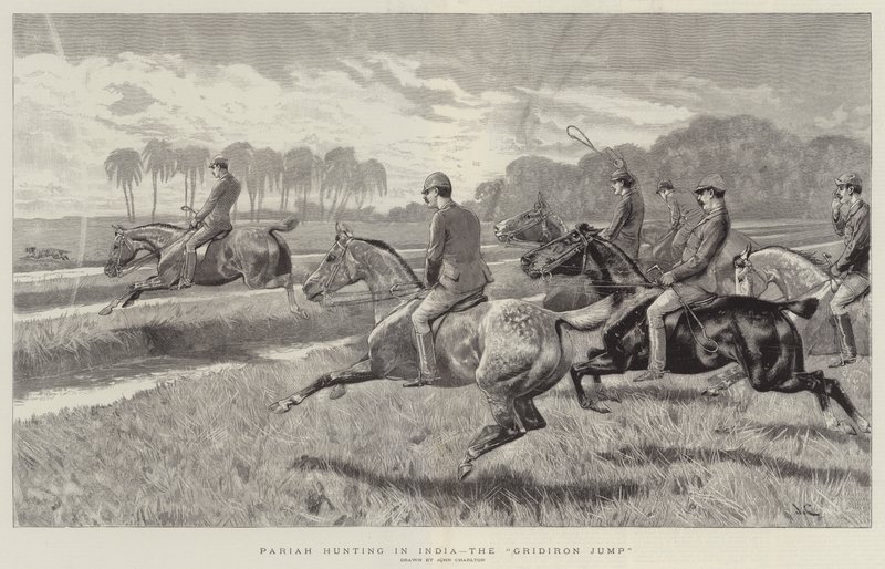 Caza de Paria en India, el Salto de la Parrilla de John Charlton