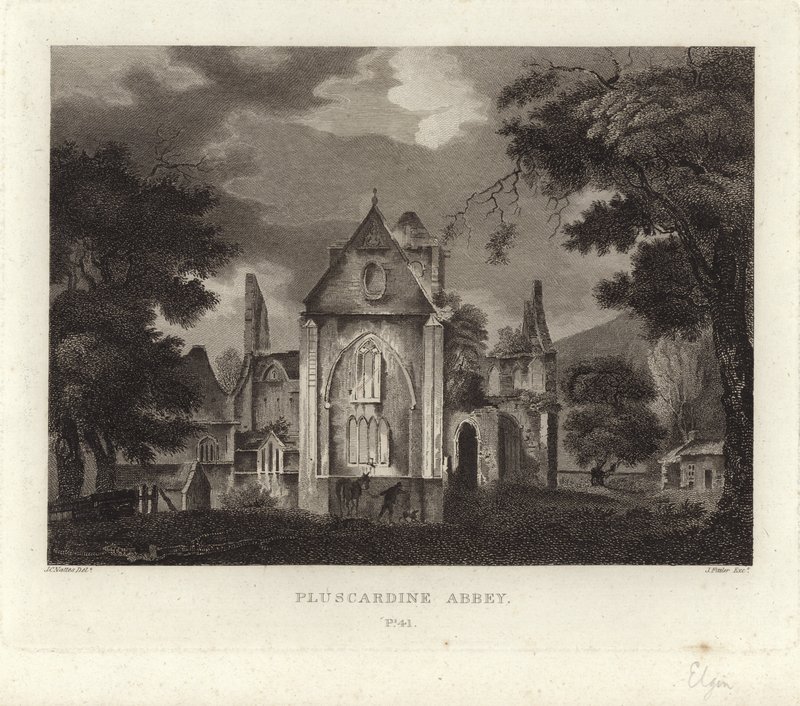 Abadía de Pluscardine de John Claude Nattes
