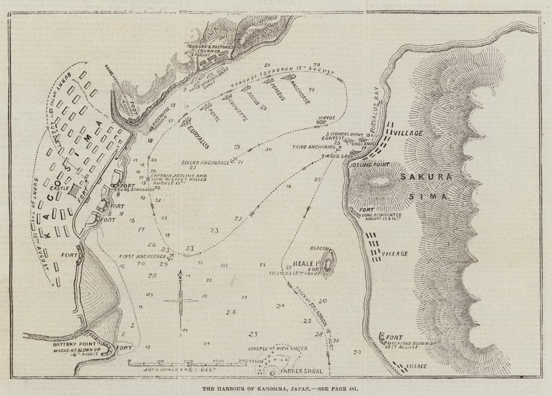 El puerto de Kagosima, Japón de John Dower