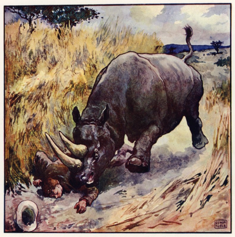 Al instante siguiente me postró (litografía en color) de John Edwin Noble