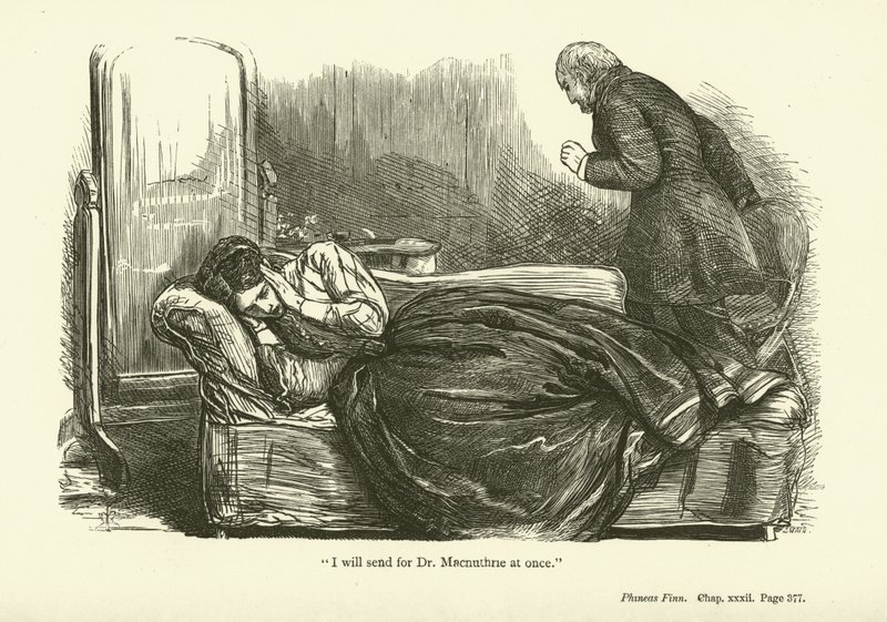 Ilustración para Phineas Finn de Anthony Trollope de John Everett Millais