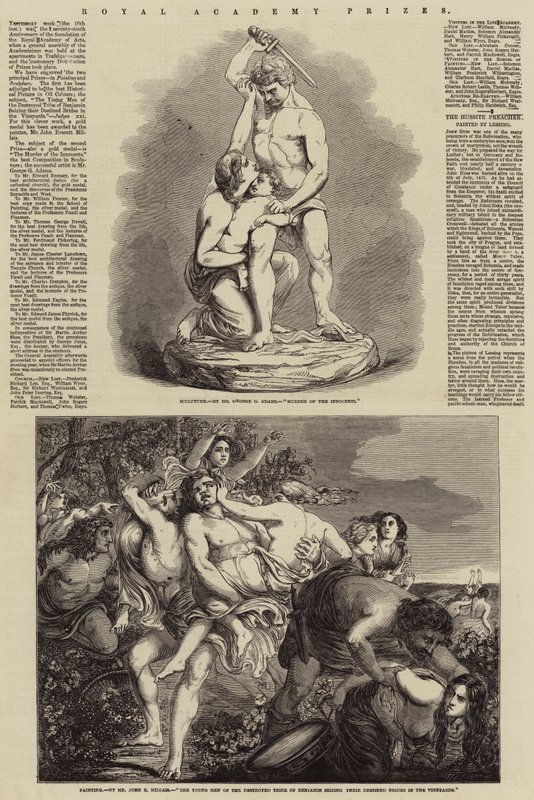 Premios de la Real Academia de John Everett Millais