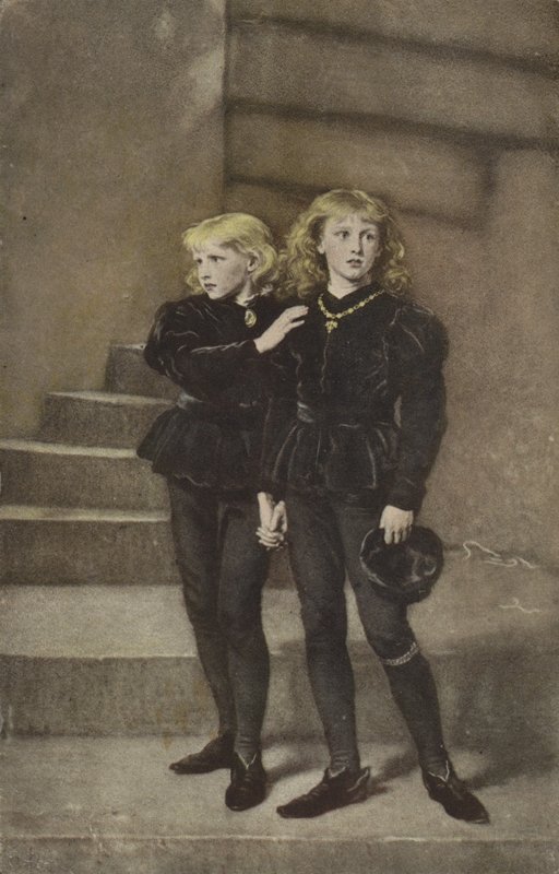 Los dos príncipes Eduardo y Ricardo en la Torre de John Everett Millais
