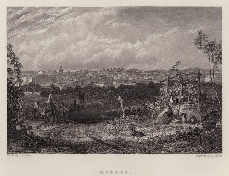Madrid de John Frederick (after) Lewis