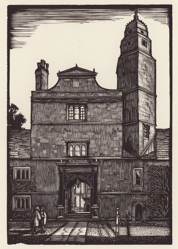 Cambridge: Caius (xilografía) de John Frederick Greenwood