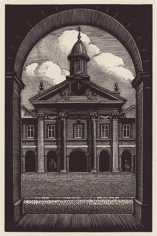 Cambridge: Emmanuel (xilografía) de John Frederick Greenwood