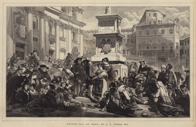 Domingo de Pascua en Roma de John Frederick Lewis