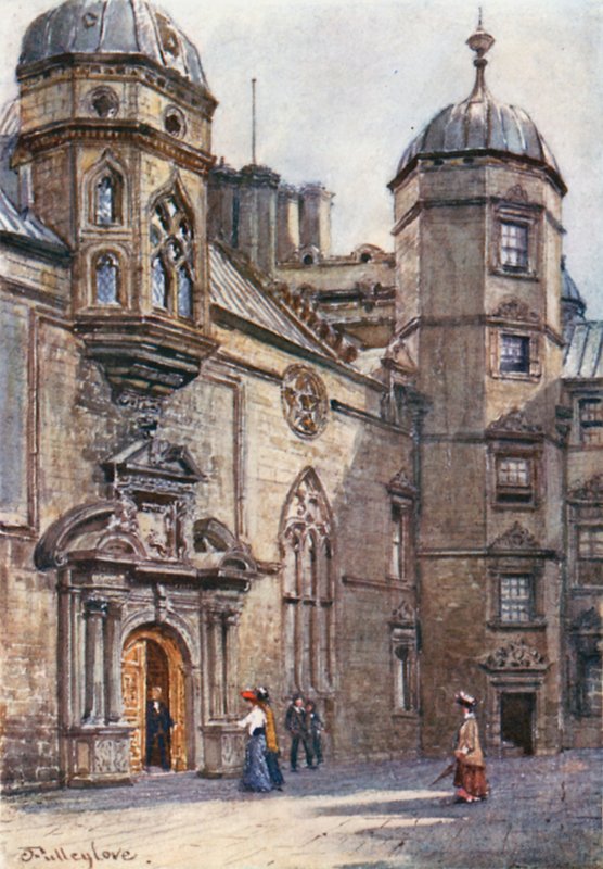 Patio del Hospital George Heriot de John Fulleylove