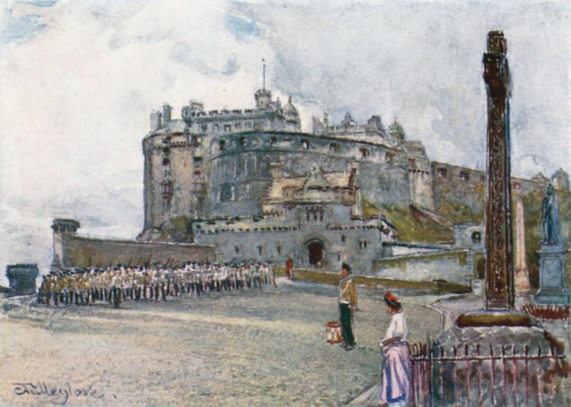 El Castillo desde la Explanada de John Fulleylove