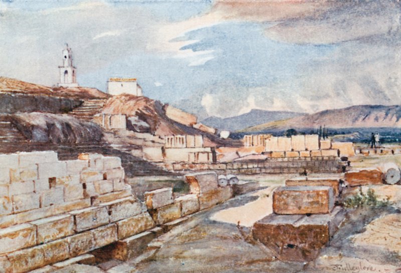 El Gran Templo de los Misterios, Eleusis de John Fulleylove