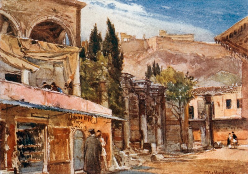 La Stoa de Adriano de John Fulleylove