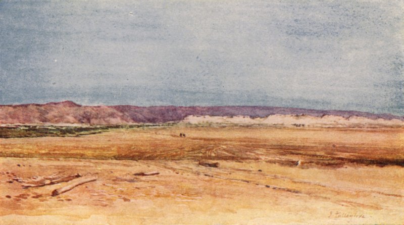 La orilla occidental del Mar Muerto de John Fulleylove