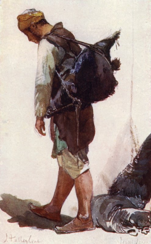 Portador de agua (figura de pie) de John Fulleylove
