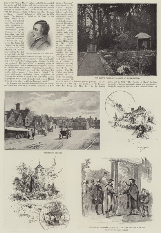Alfred, Barón Tennyson, Poeta Laureado de John Gilbert