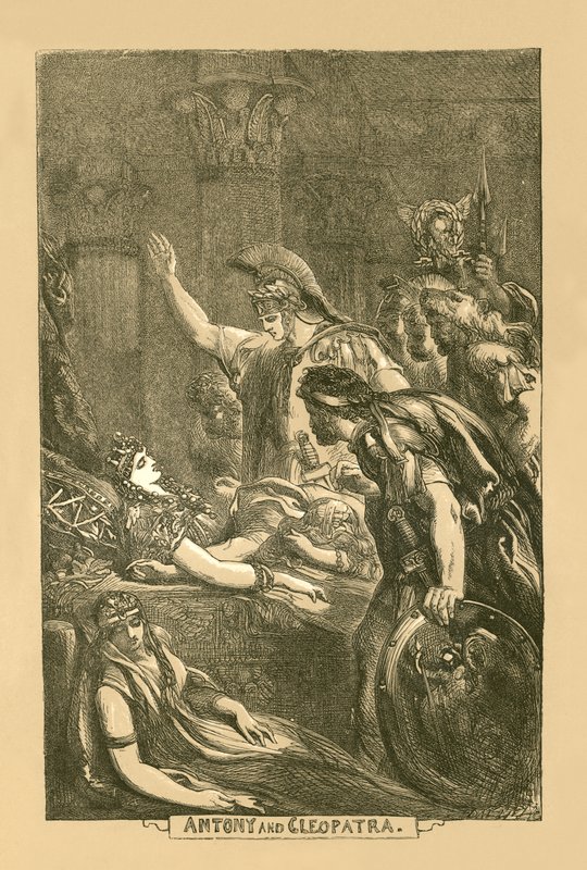 Antonio y Cleopatra de John Gilbert
