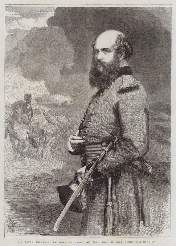 Su Alteza Real el Duque de Cambridge, KG, etc, General Comandante en Jefe de John Gilbert