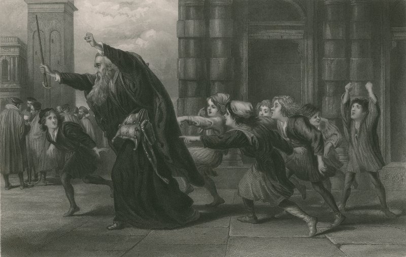 Shylock después del juicio, El mercader de Venecia de John Gilbert