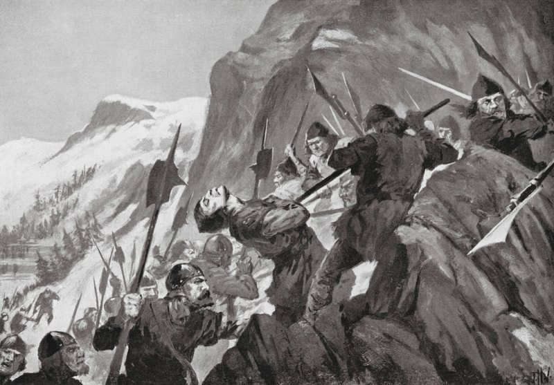 La batalla de Morgarten de John Harris Valda