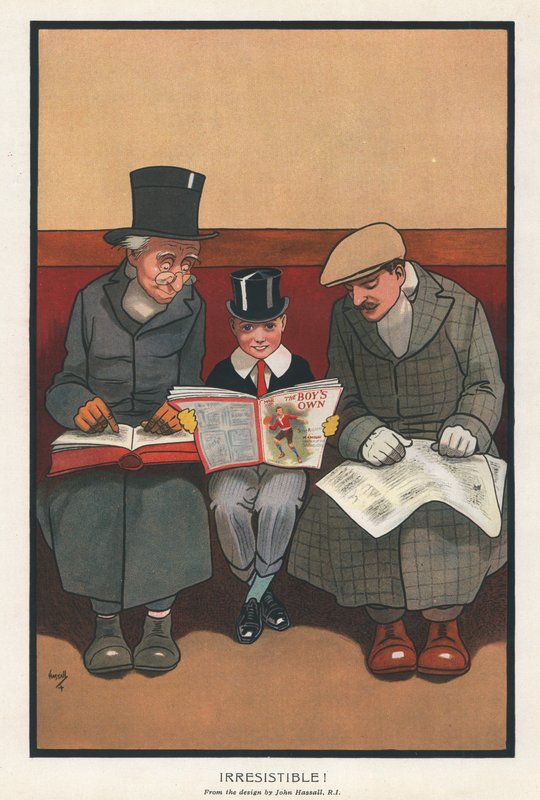 Los lugares más bonitos de esta Pla(i)ce (litografía en color) de John Hassall